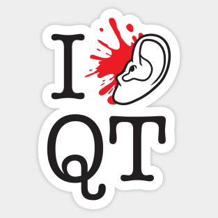 I Love QT Sticker